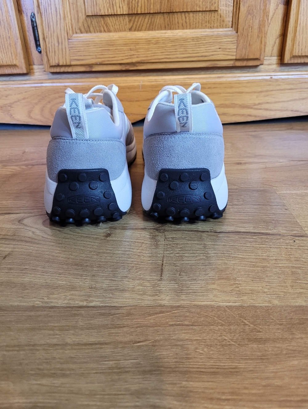Keen KS86 Mens Size 10.5 Alloy/Star White Trail Retro Sneakers Shoes 1029801 - Picture 5 of 7